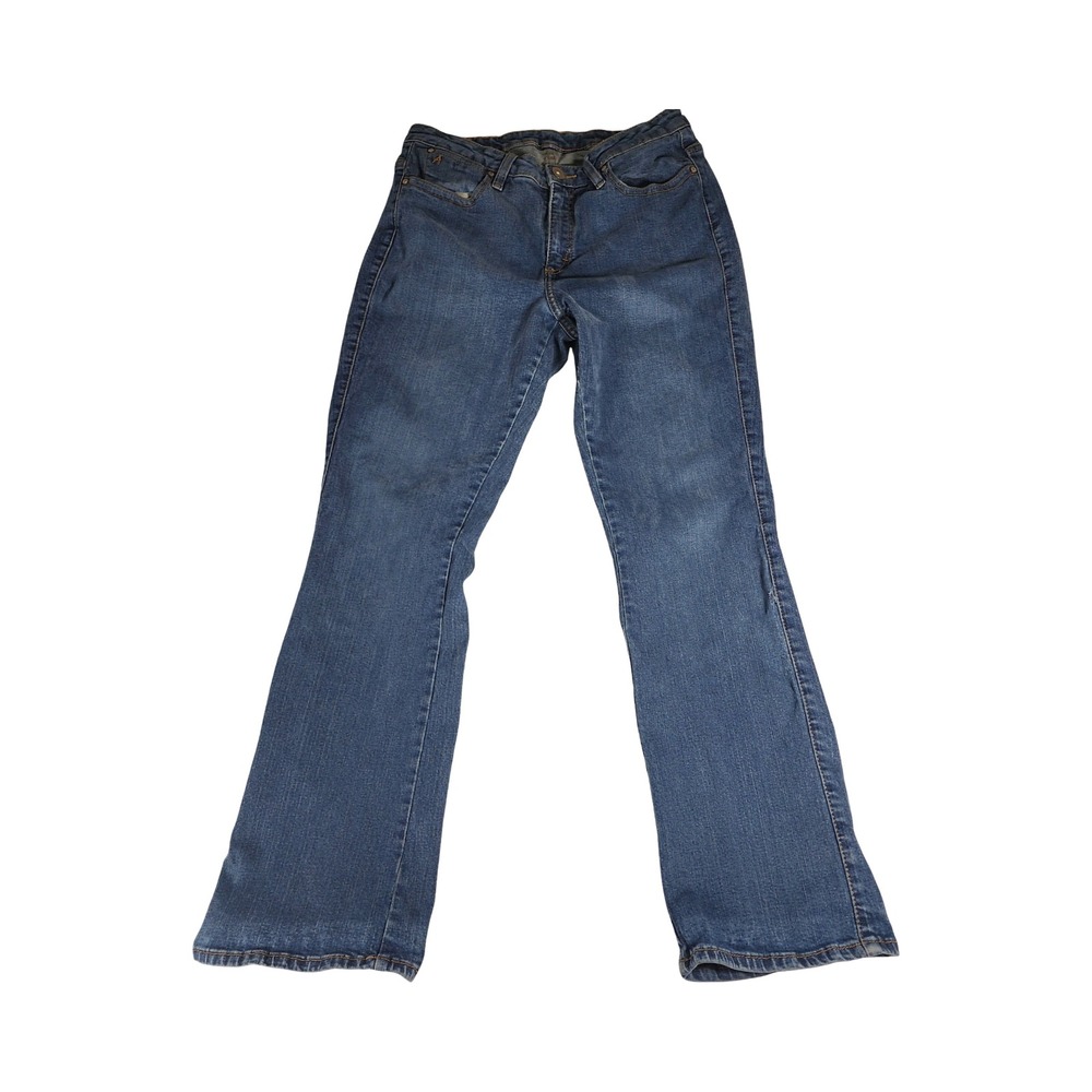 Wrangler Aura Instantly Slimming Bootcut Jeans Medium Wash Blue Womens 10 Avg
